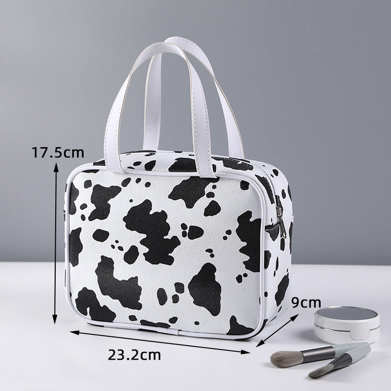 Cow Print Cosmetic Bag - KOC