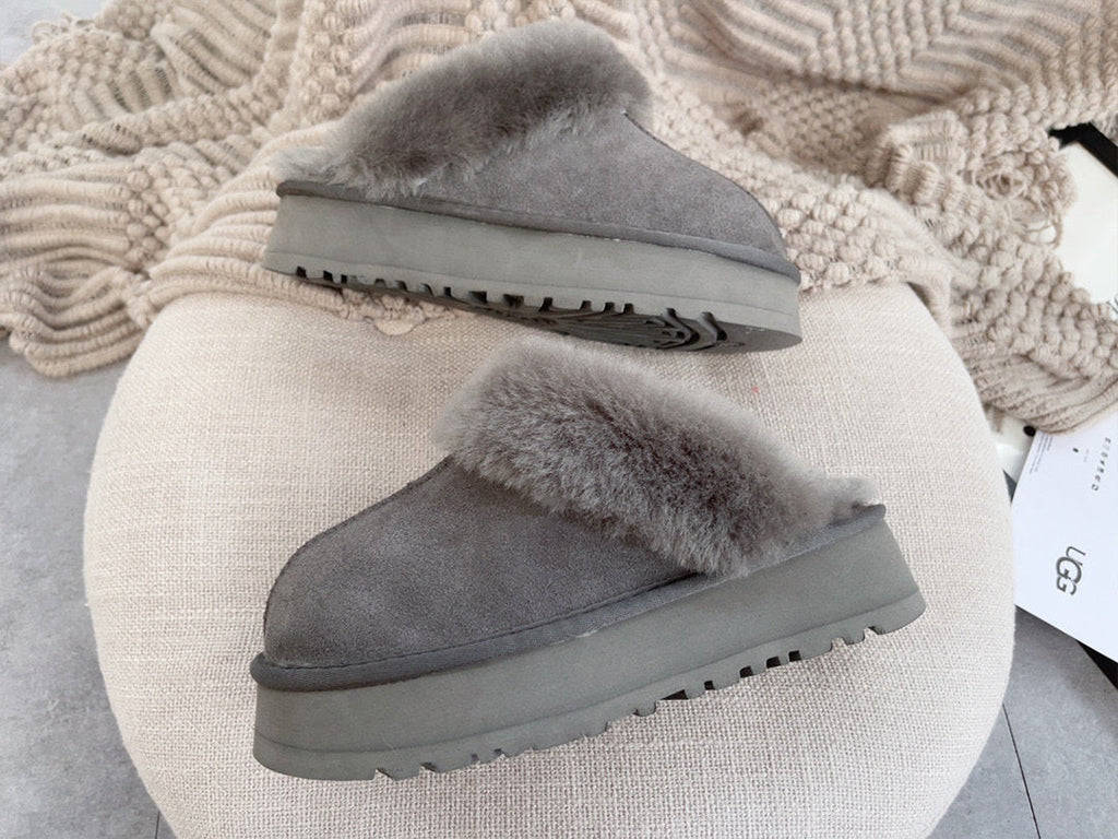 Unisex Winter Furry Shearling Slippers