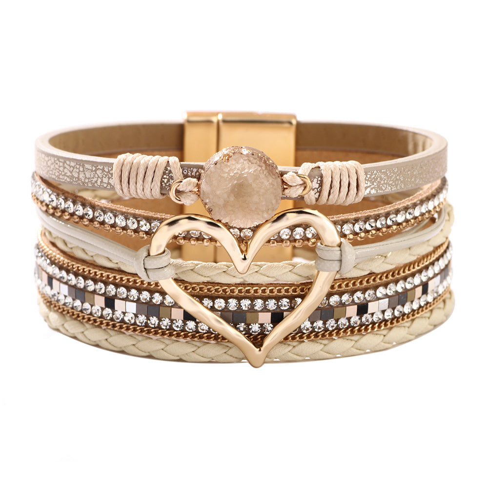 Heart Bracelet Stack