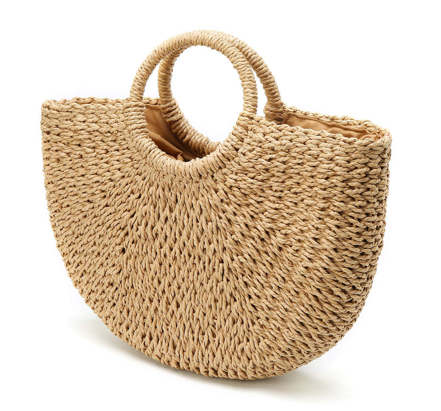 Women's Straw Summer Beach Tote