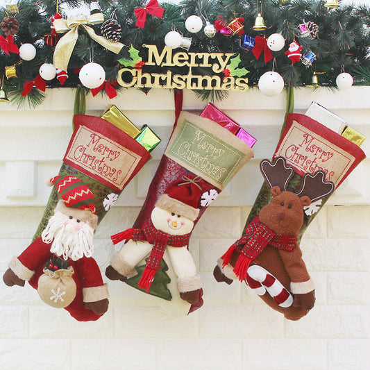 Christmas Socks Gift Bag Candy Socks