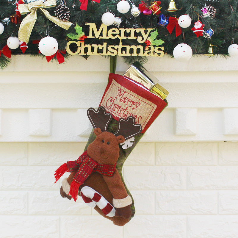 Christmas Socks Gift Bag Candy Socks