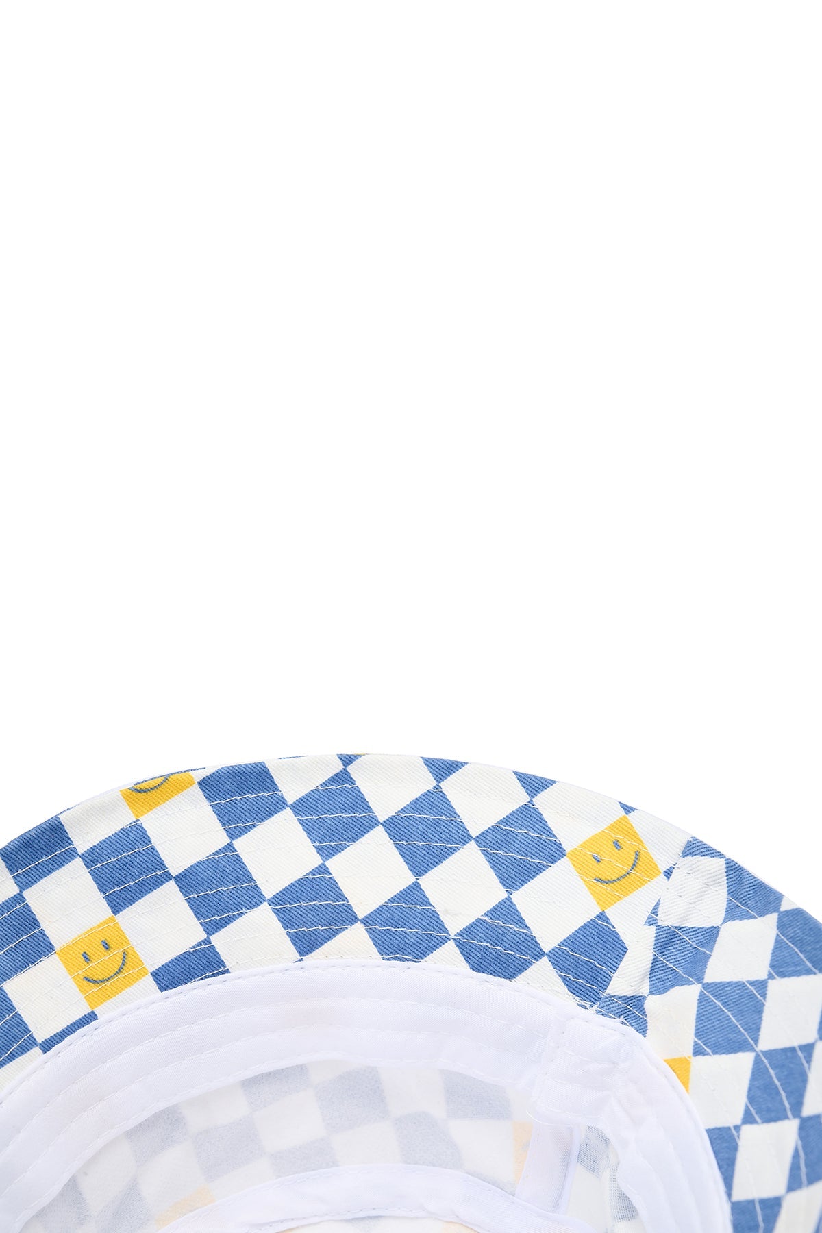 Kids  Smiley Plaid Bucket Hat