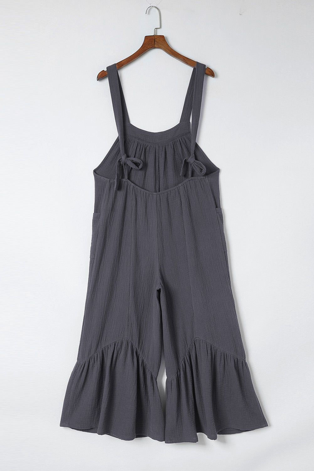 Wide Leg Ruffle Jumpsuit