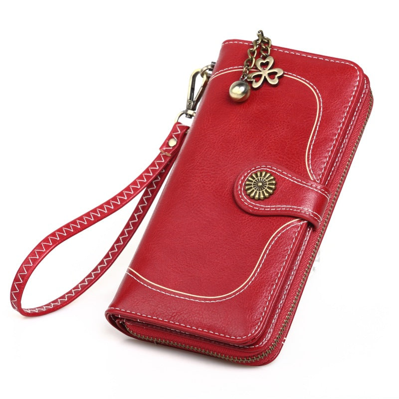 Womens Wallet Clutch Zip Around Organizer