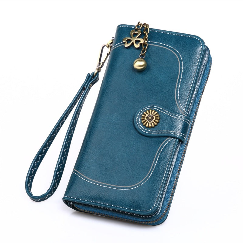 Womens Wallet Clutch Zip Around Organizer