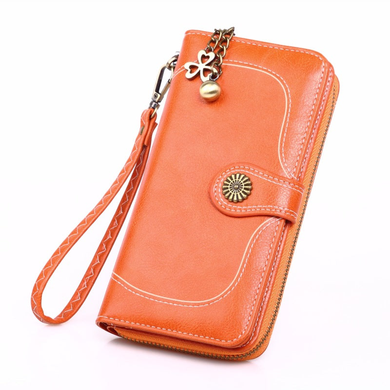 Womens Wallet Clutch Zip Around Organizer