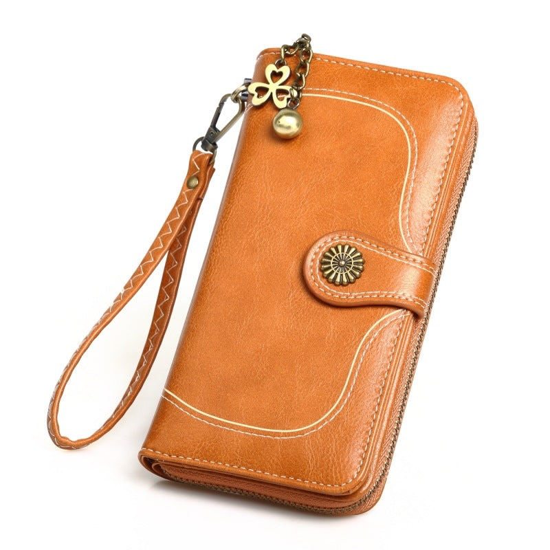 Womens Wallet Clutch Zip Around Organizer