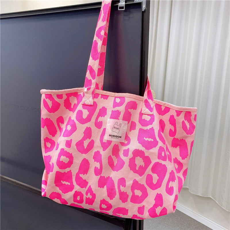 Leopard Pattern Shopping Recycled Bag