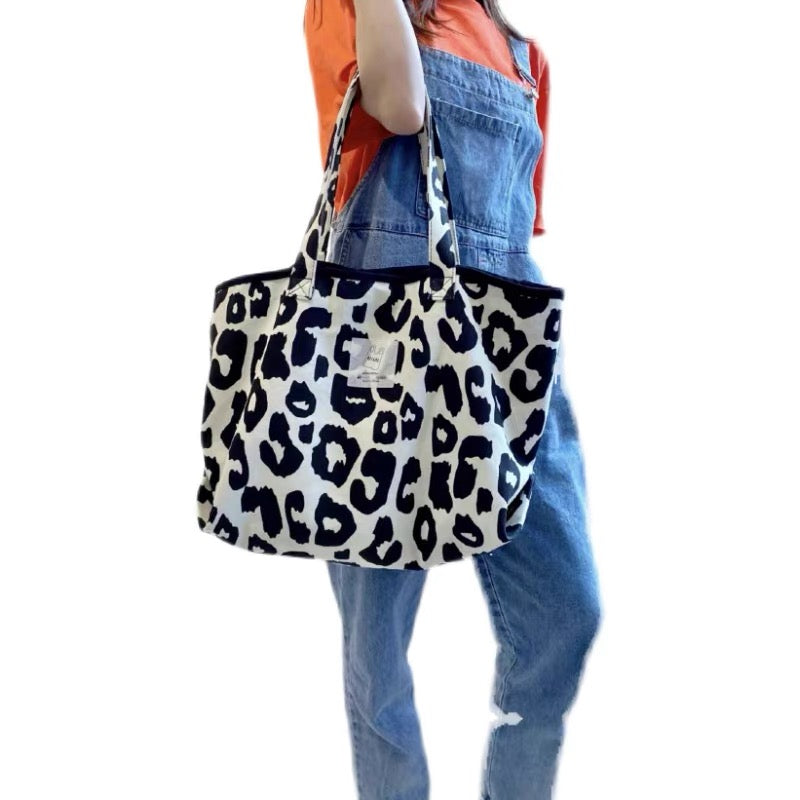 Leopard Pattern Shopping Recycled Bag