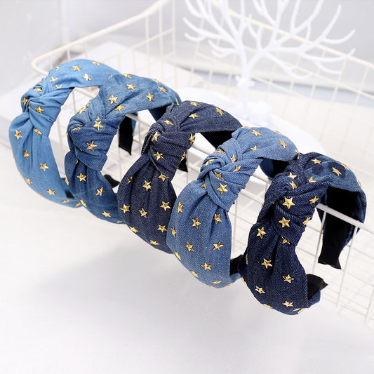 Blue Star Headband|3pcs