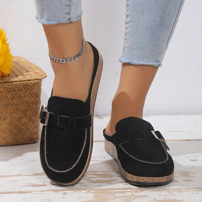 Solid Color Casual Loafers