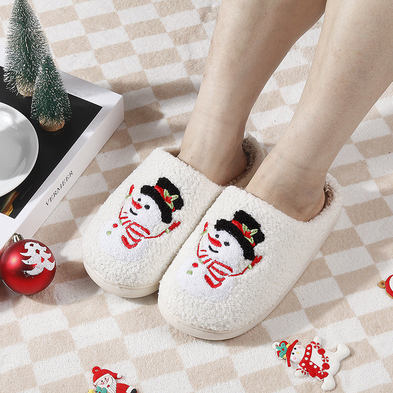 Christmas Snowman Slippers