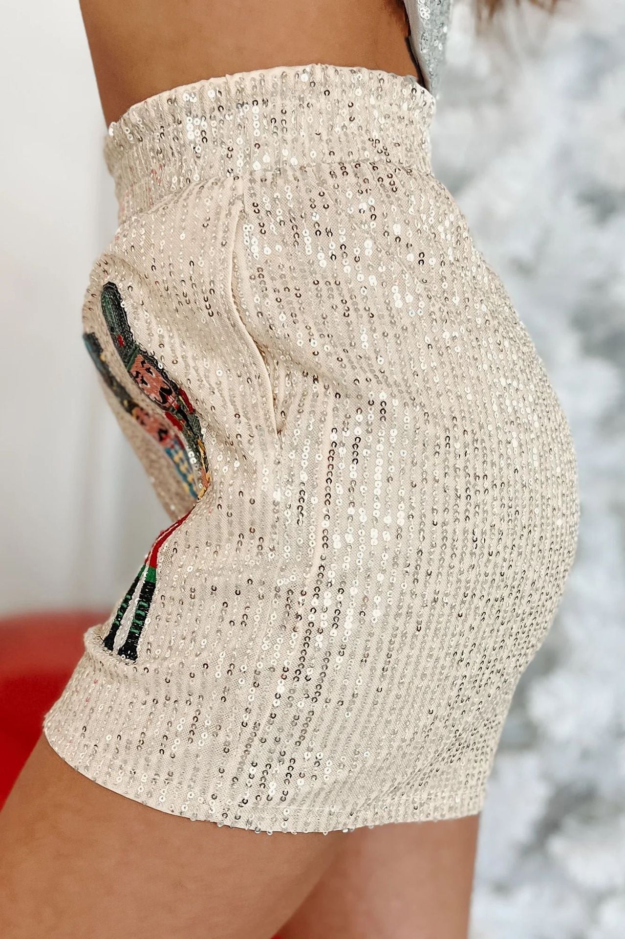 Nutcracker Queen Sequin Shorts