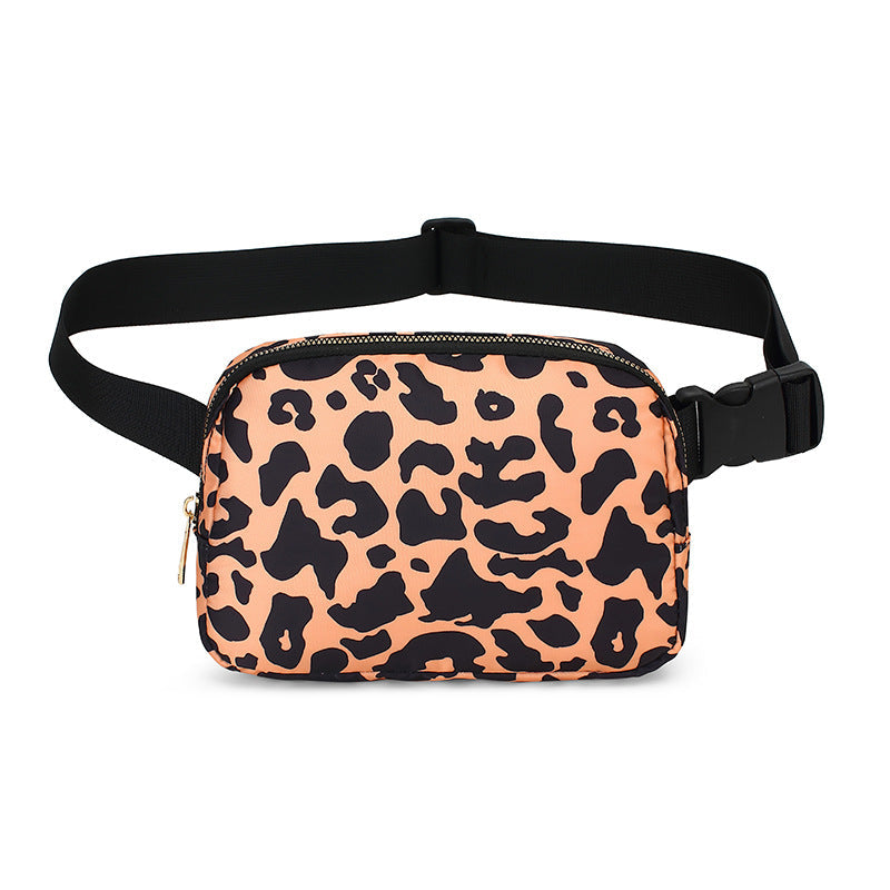 Unisex Leopard Running Sports Waist Bag