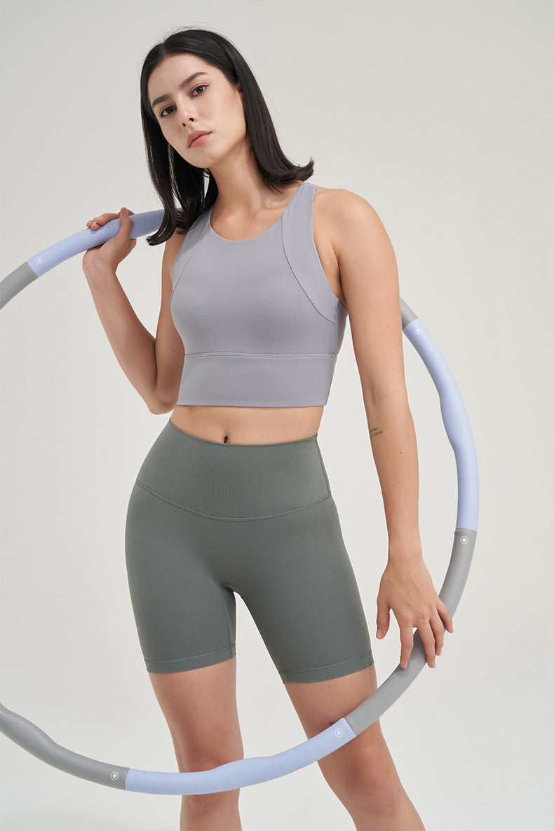 High Waisted Seamless Yoga Shorts