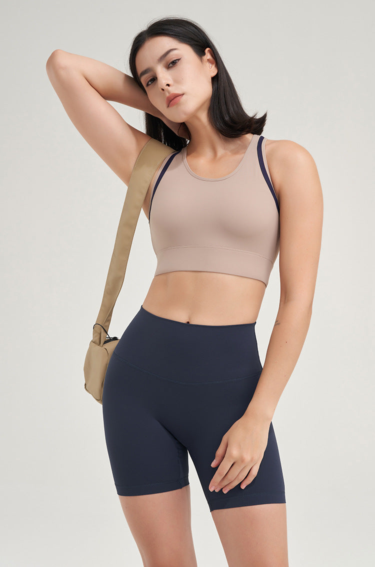 High Waisted Seamless Yoga Shorts