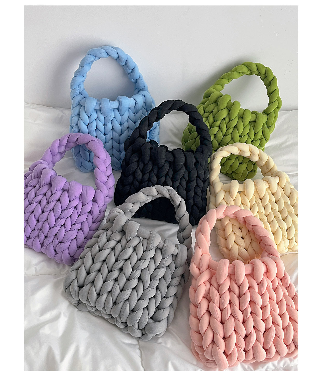 Woven Large Single Shoulder Bag