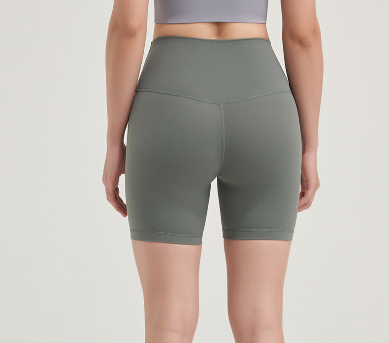 High Waisted Seamless Yoga Shorts