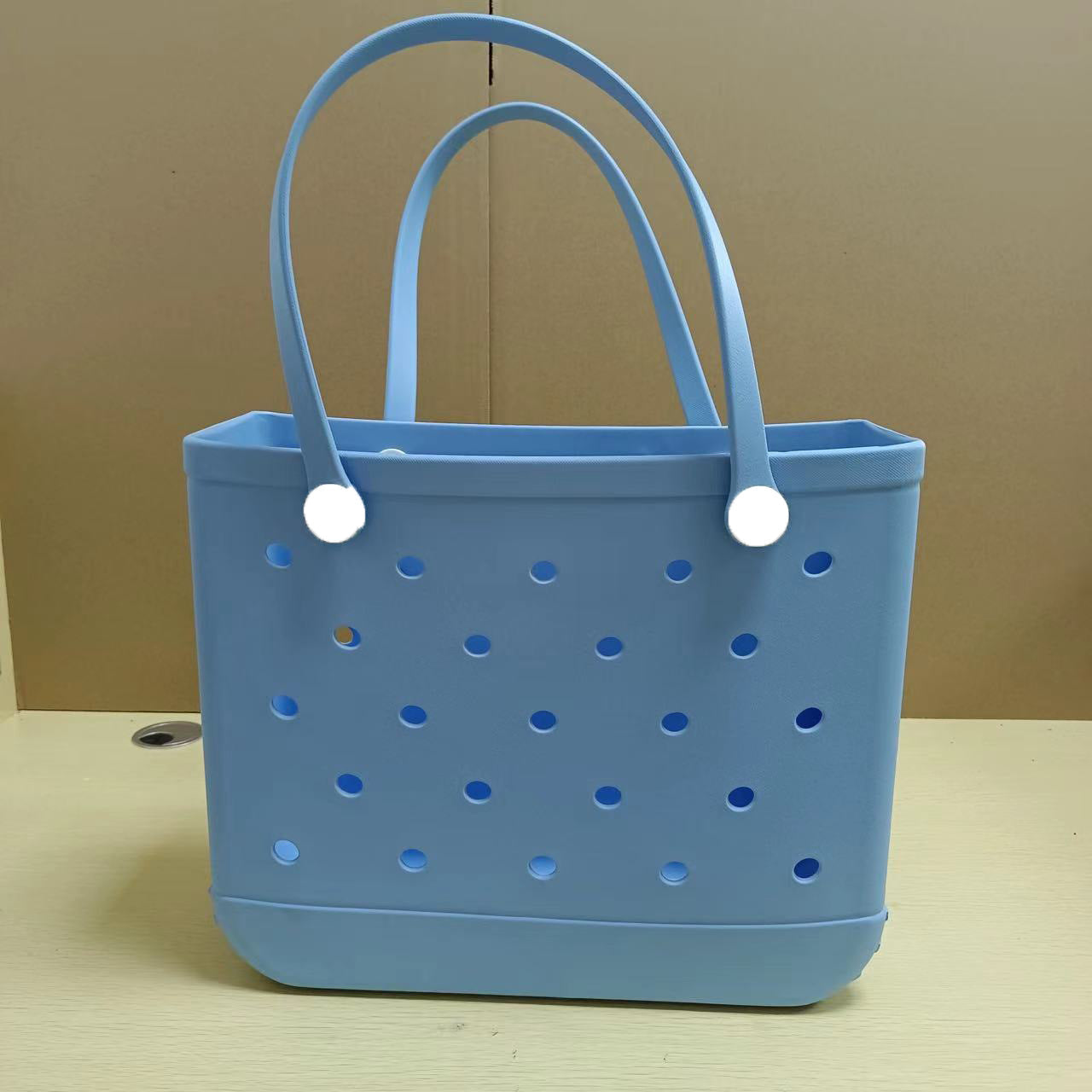 Solid Color EVA Beach Tote