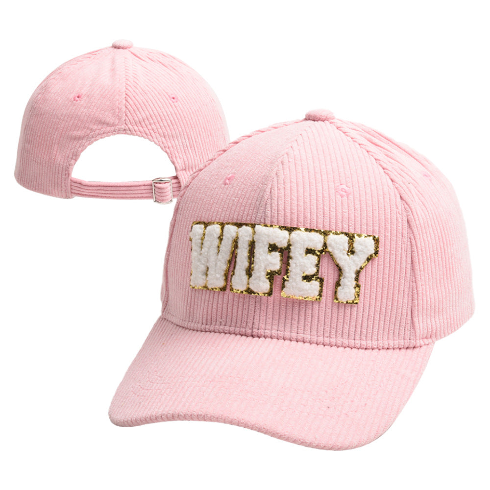 WIFEY Corduroy Baseball Cap