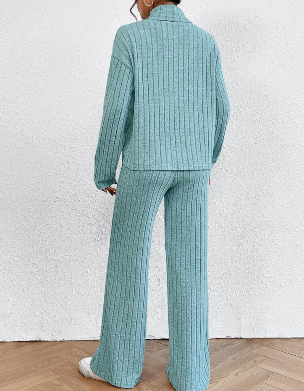 Ribbed Knit Loungewear Set