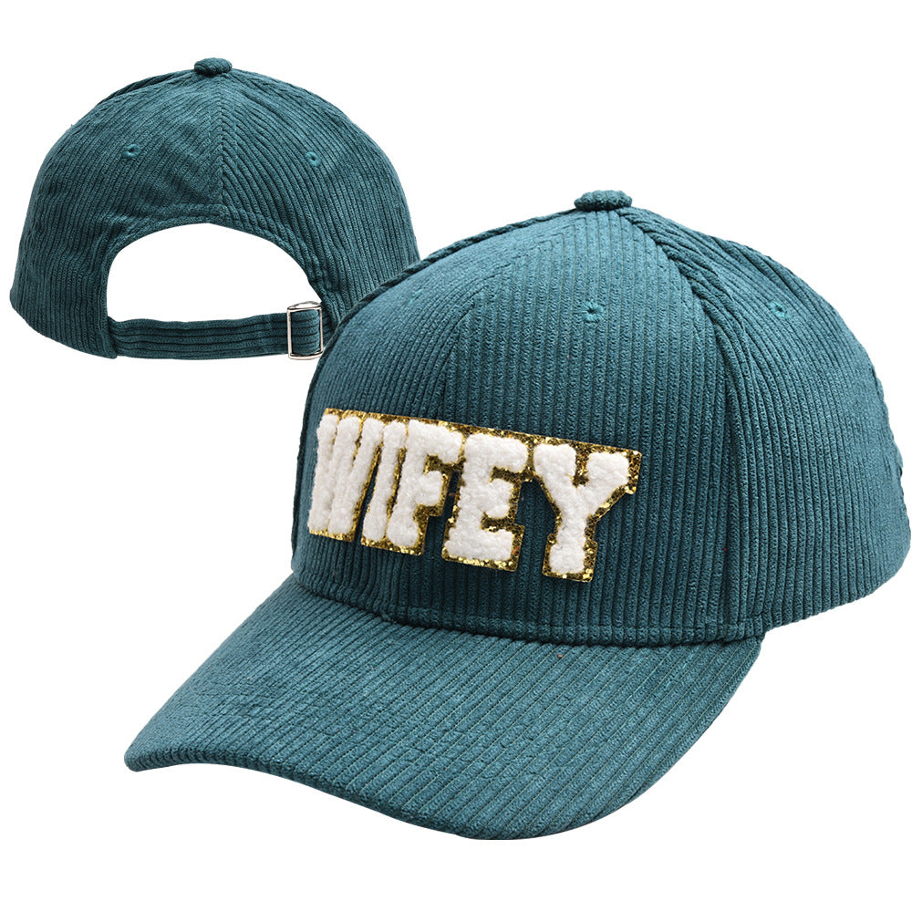 WIFEY Corduroy Baseball Cap