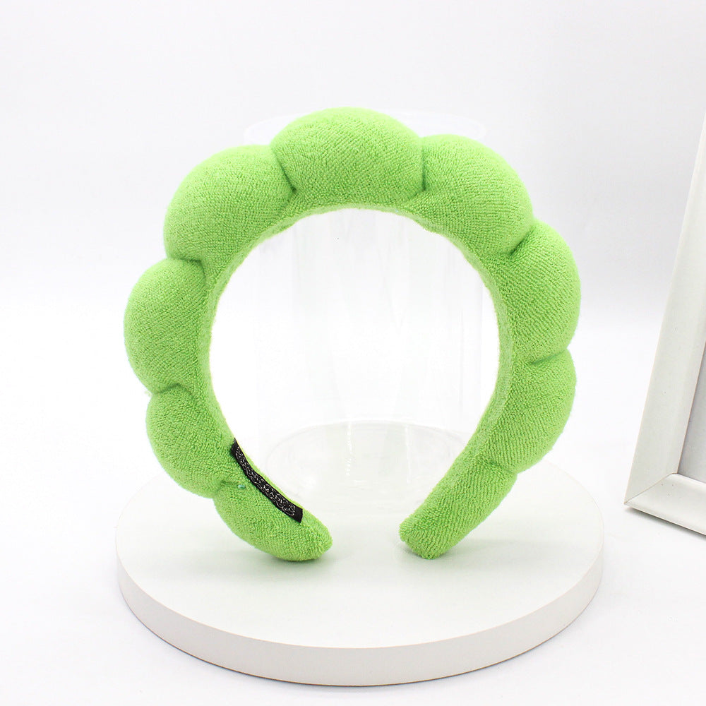 Terry Cloth Sponge Twist Headband