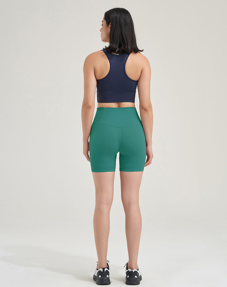 High Waisted Seamless Yoga Shorts