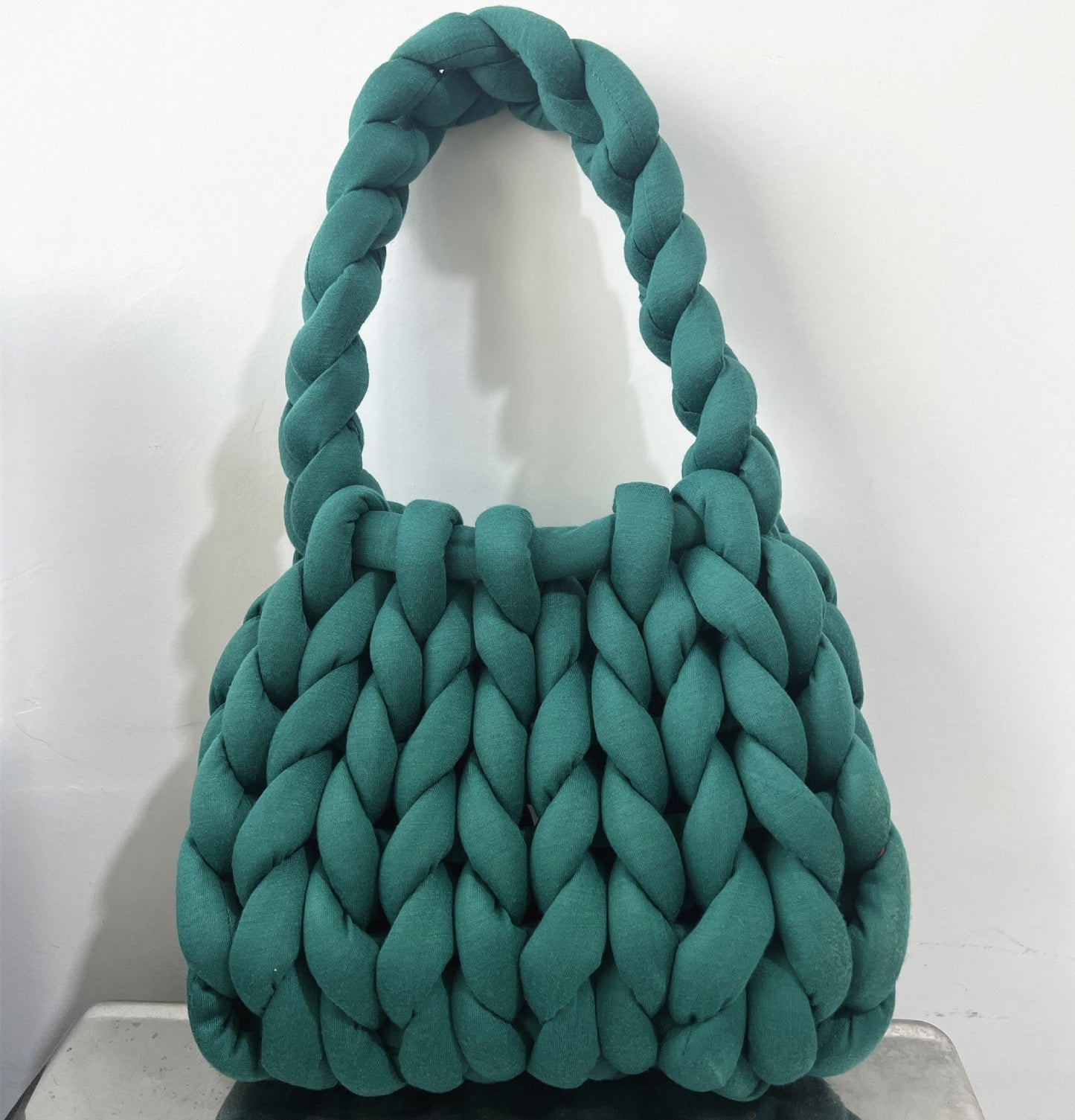 Woven Large Single Shoulder Bag