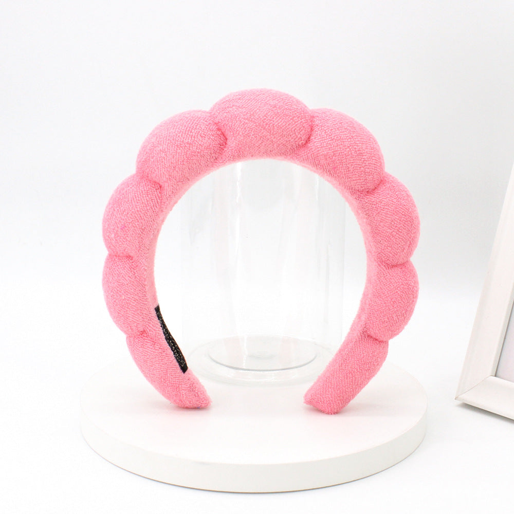 Terry Cloth Sponge Twist Headband