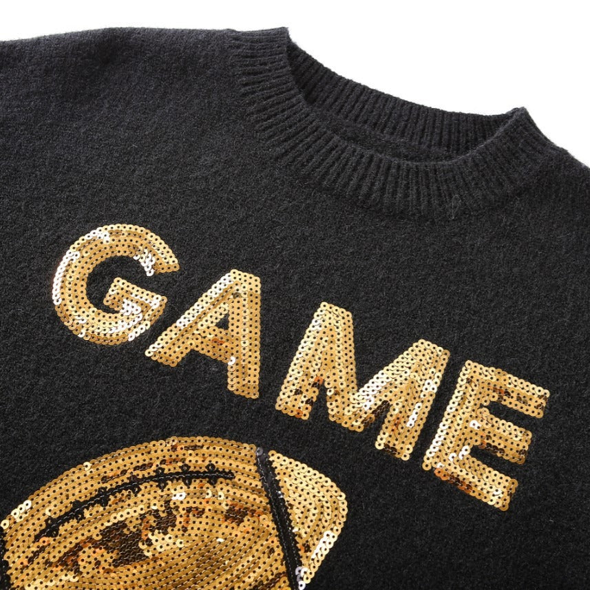 Game Day Sequin Sweater