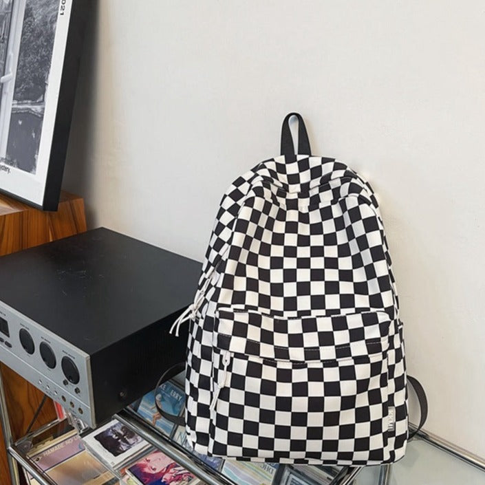 Plaid Backpack