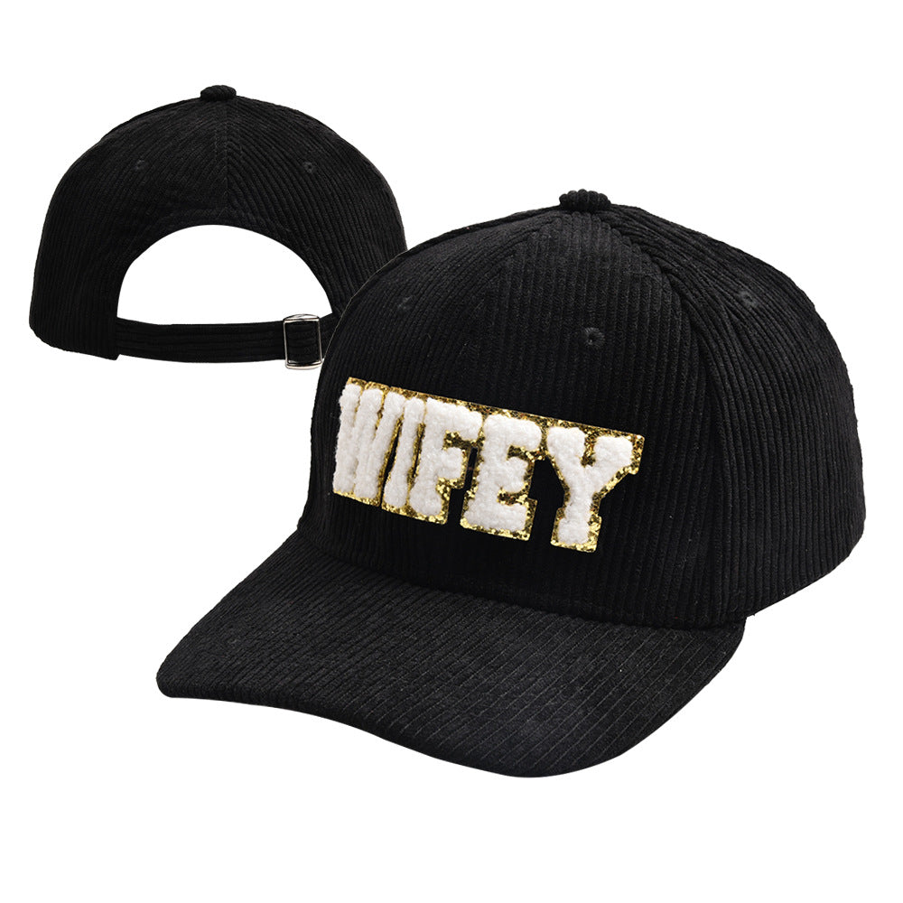 WIFEY Corduroy Baseball Cap