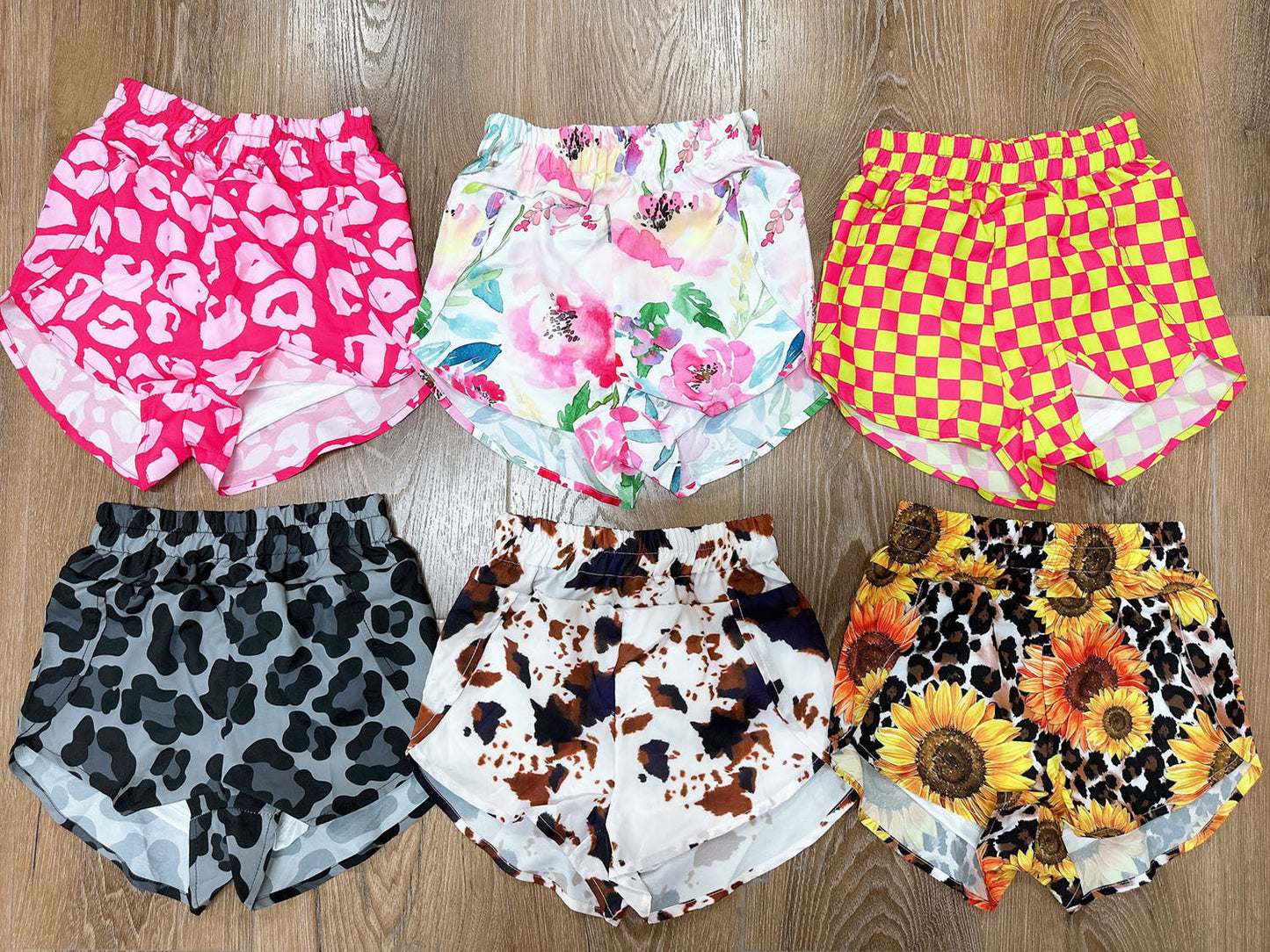 Kid's Printed Shorts (lined) - 6 Colors