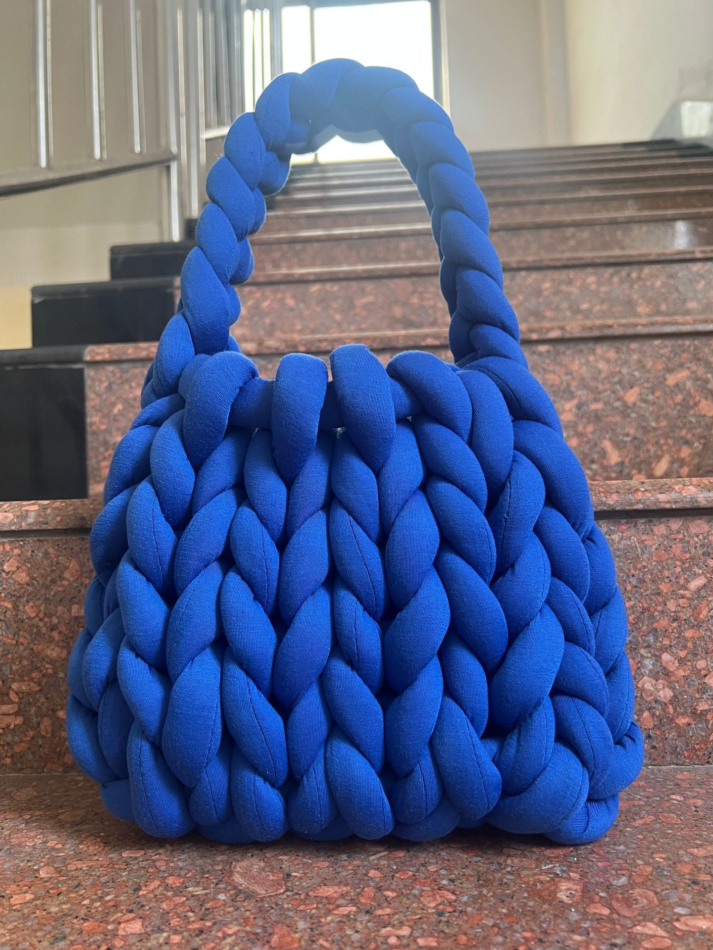 Woven Large Single Shoulder Bag