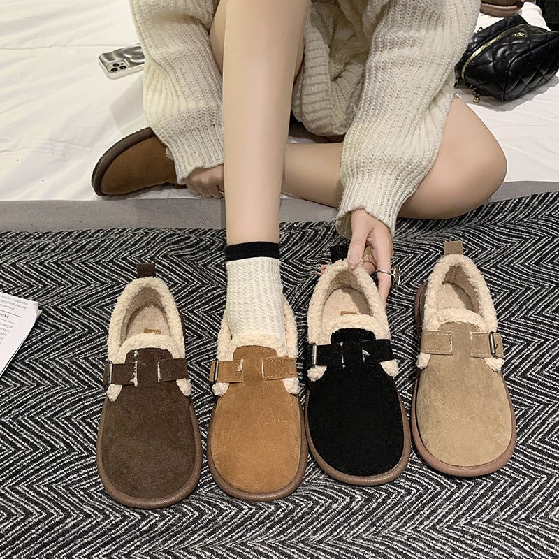 Warm Thick-Soled Cotton Shoes