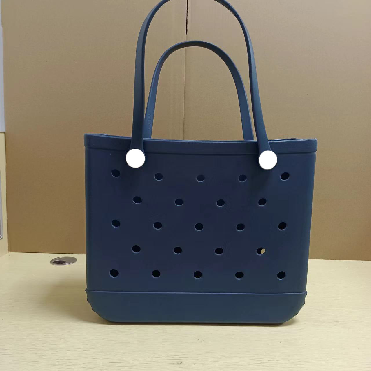 Solid Color EVA Beach Tote