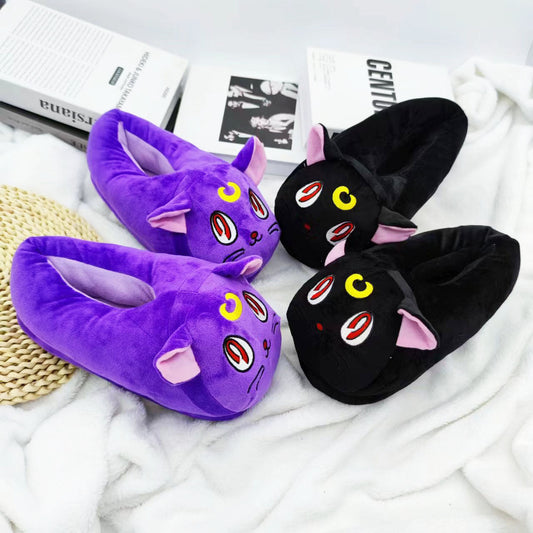 Cute Cat House Slippers