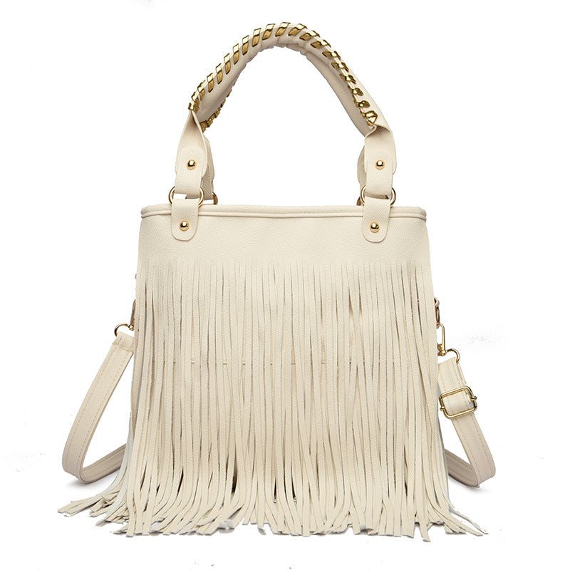 Fashion Fringed Leather Shoulder Bag