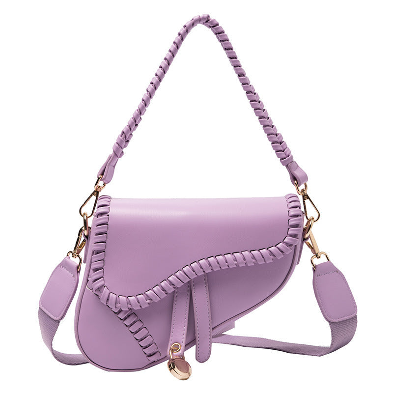 Fashionable Shoulder Crossbody Saddle Bag