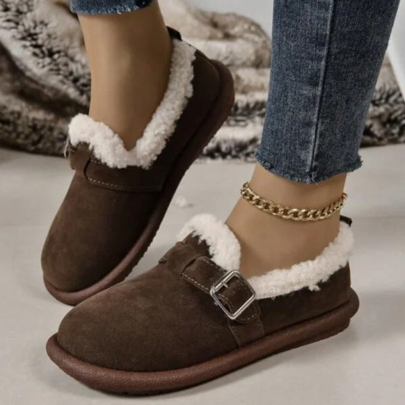 Warm Thick-Soled Cotton Shoes