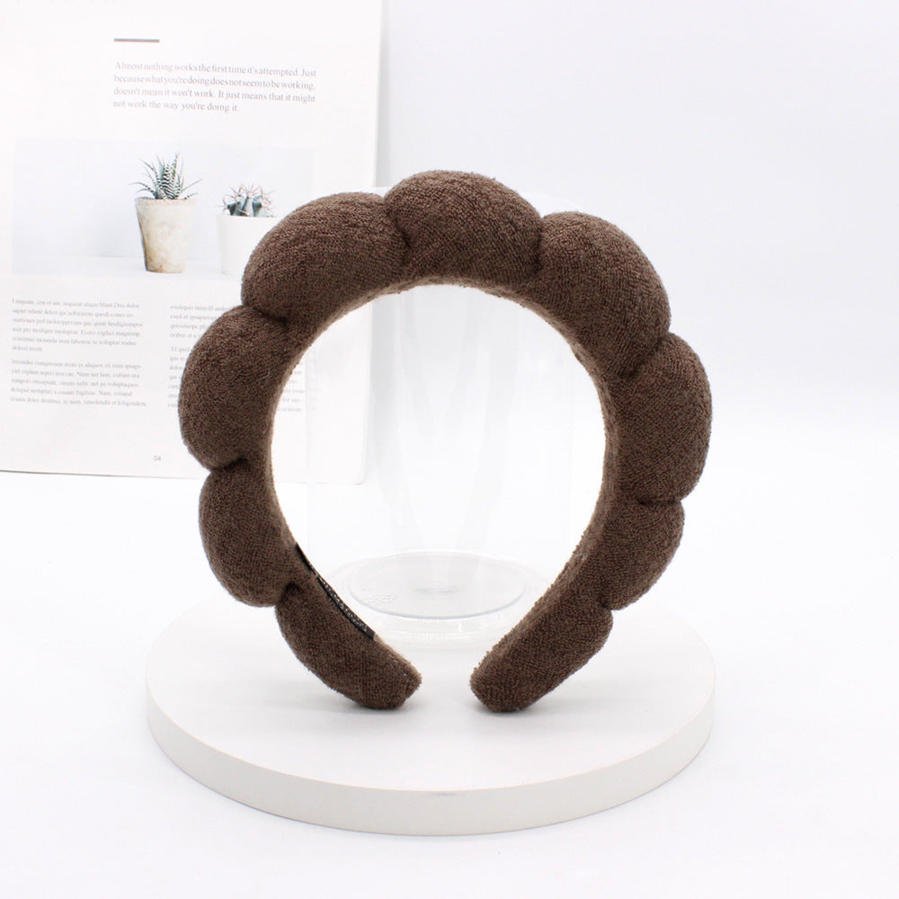 Terry Cloth Sponge Twist Headband