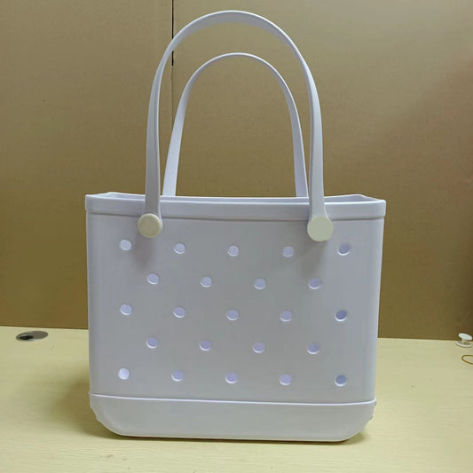 Solid Color EVA Beach Tote