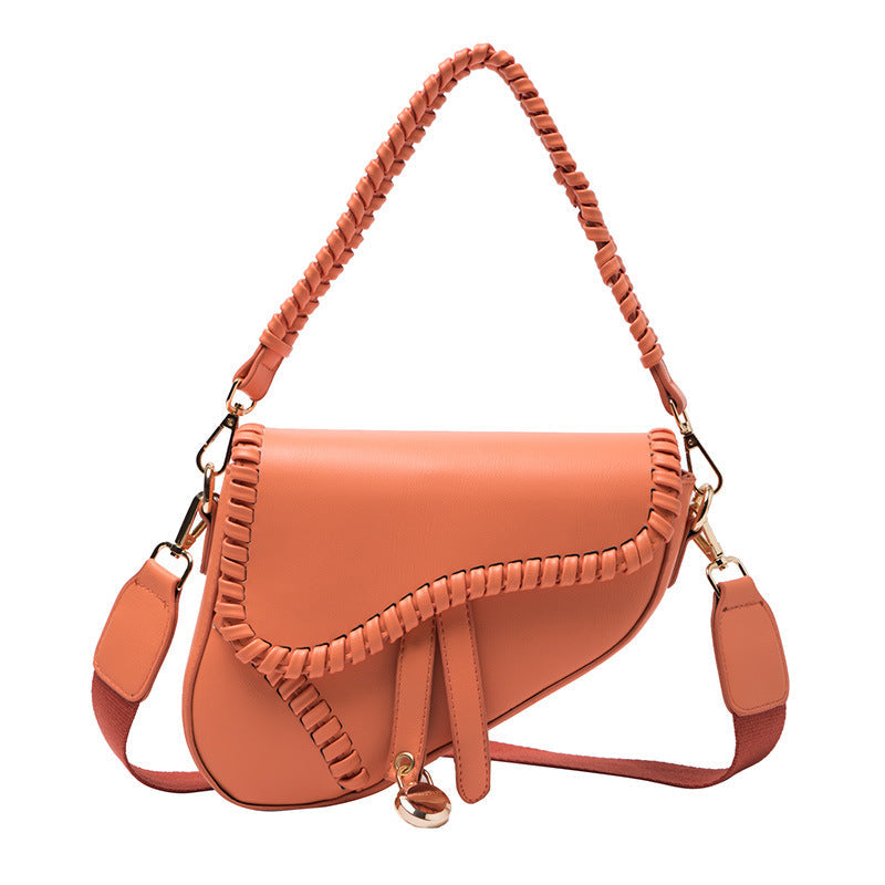 Fashionable Shoulder Crossbody Saddle Bag