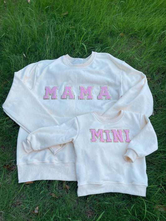 MAMA Parent-child Pullover Sweater