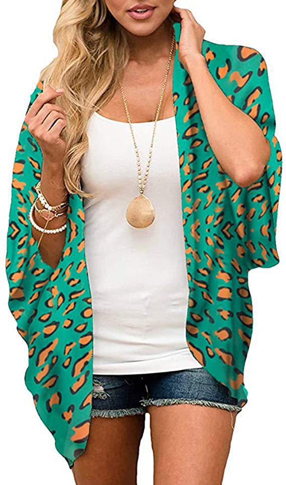 Printed Beach Shawl Blouse