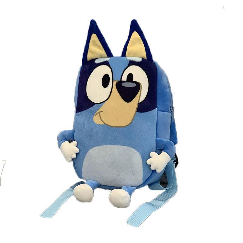 Cute Blue Dog Small Backpack