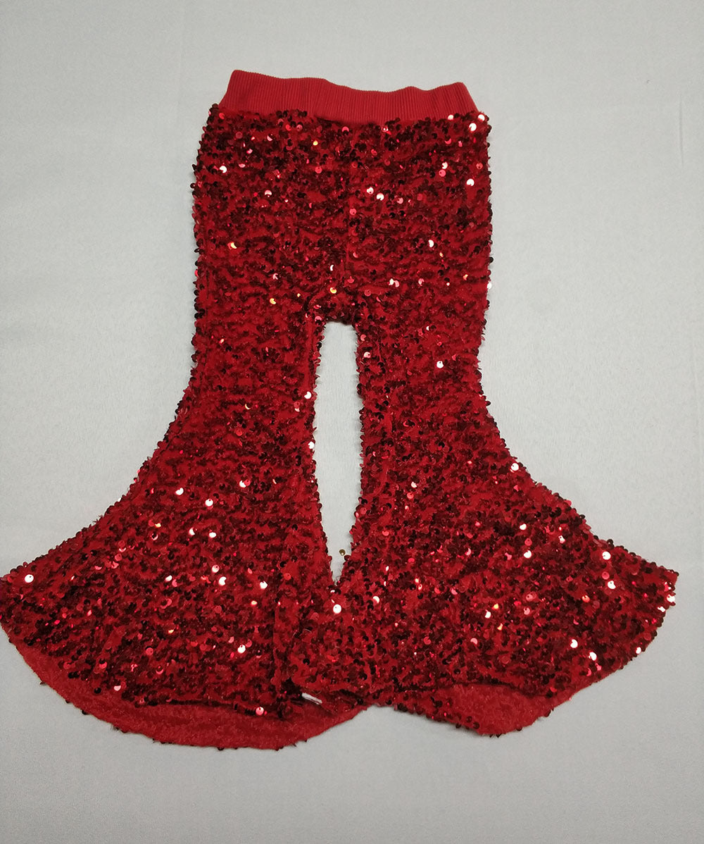 Christmas Kid's Sequin Bell Pants