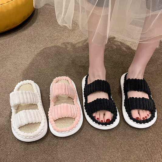 Fashion Plush House Slippers